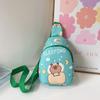 Nova bolsa infantil de desenho animado para meninos e meninas, bolsa casual fofa de peito, bolsa de viagem ao ar livre, bolsa de moedas, bolsa de ombro transversal