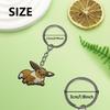 Llavero creativo de la serie Pipi Animal de AliExpress, de PVC, de goma suave, decorativo, para coche, de moda, para bricolaje.
