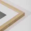 Conjunto de display de porta-retratos transfronteiriço da Amazon, tamanho grande 6 polegadas 11 polegadas 14 polegadas 17 polegadas moldura de quadro de pôster de madeira para montagem na parede