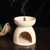 Queimador de Incenso Torre de Cerâmica Folha de Coração Queimador de Incenso Suprimentos para Caminho de Incenso Queimador de Óleo de Aromaterapia 240160045