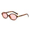 Gafas Nerd de Concha de Tortuga de Montura Pequeña Se Pueden Adaptar con Lentes Graduados, Gafas de Montura Ovalada, Bloqueo de Luz Azul, Gafas Planas de Alta Estética