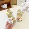 Tamancos Estilo Ballet para Crianças Meninas, Novo Verão 2026 Chinelos de Praia Antiderrapantes para Meninas