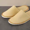Pantuflas de Terciopelo Desechables para Hoteles de Lujo, Casas de Huéspedes, Clubes, Salones de Belleza de Viaje, Hoteles, Pantuflas Portátiles Gruesas para Viajes