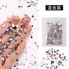 Nail art jóias diamante super flash prateado branco mágico AB imitação diamante austríaco pequeno macaco nail art jóias líquido vermelho explosão plana diamante
