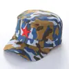 Sombrero de Sol Camuflaje para Exteriores de Copa Plana y Visera de Pato Gorra de Entrenamiento Militar Gorra para Obra a Prueba de Polvo Sombrero de Montañismo Casual y Versátil