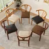 Silla de comedor, uso doméstico, con respaldo, hierro forjado, con reposabrazos, estilo vintage, silla de restaurante de alta gama, silla de té, silla de cuerno de buey, silla de comedor