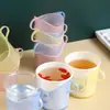 Portavasos engrosado, portavasos de plástico, funda de cartón desechable para vaso, soporte para vaso resistente al agua caliente, portavasos universal con aislamiento térmico para uso en oficina