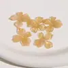 Zhen Tu Acrílico Degradado Color Gelatina Irregular Flor de Cuatro Pétalos 3D DIY Hecho a Mano Pasador Accesorio para el Cabello Decoración de Zapatos Funda de Teléfono