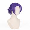 Peluca para Hombre Cos Yuying Lingwang Morada Estilo de Cabello de una Pieza Anime Prisión Azul Cabello Falso al por Mayor