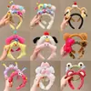 Pulseras de felpa con forma de oruga y estrella de cinco puntas para mujer, mangas anti-humedad, muñequeras deportivas, accesorios de otoño e invierno para niños