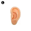 Modelo de Exhibición de Auriculares de Oreja de Silicona Joyería de Pendientes de Oreja Práctica de Limpieza de Orejas Prop de Enseñanza de Simulación del Cuerpo Humano