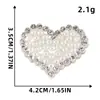 Accesorios de corazón, oso y mariposa electrochapados y con incrustaciones de diamantes para decoración DIY en zapatos Crocs, dijes para zapatos y fundas de teléfono