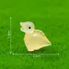 Nuevo producto transfronterizo: Figuras de dinosaurio Tiranosaurio Rex y Estegosaurio que brillan en la oscuridad, miniaturas de animales lindos, accesorios decorativos DIY, adornos para paisajes en miniatura