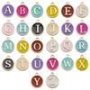 10 colores opcionales accesorios de aleación diy 26 tipos de traje letra inglesa cepillado aleación de doble cara gota de aceite colgante