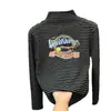Blusa Segunda Pele de Fleece Infantil Outono Inverno 2026 Novo Estilo Blusa Listrada Infantil Casual Gola Meia-Alta Manga Longa para Camada