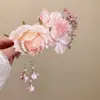 Presilha de Cabelo Amarela Ganso Flor Estilo Pastoral Francês, Presilha Bico de Pato Elegante e Fashionável de Nicho, Acessório de Cabelo Doce Estilo Férias para Foto