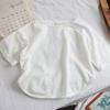 Bom para Vestir Novo Verão e Coreia do Sul Multicolor Camiseta de manga curta infantil Retro Color Slub Cotton Top T Base Shirt para meninos e meninas