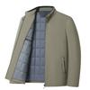 Jaqueta Masculina Casual Quente de Algodão, Jaqueta Masculina de Algodão Estilo Leve para Negócios Outono e Inverno para Meia-Idade e Idosos, Jaqueta Quente Espessa para Exterior