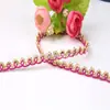 Fabricante de Yiwu Encaje Dorado, Encaje Ondulado, Accesorios para Ropa al por Mayor, Encaje Decorativo, Encaje Pequeño Curvo de Colores