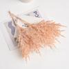 Rama de planta de forro polar con escarcha simulada, sensación de pino neblinoso, accesorios hechos a mano DIY, flor eterna, decoración para bodas y hogar, flor pequeña