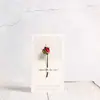 Cartões de Cumprimentos, Cartões Pequenos, Flores de Rosa Secas, Cartões de Bênção para Feriados, Estilo Artístico e Fresco, Pequenos Presentes DIY de Aniversário, Atacado