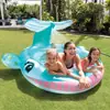 Intex Alberca Doble de Dinosaurios para Niños Piña Sandía Inflable Alberca de Pelotas Oceánicas Juguete de Parque Acuático para Jugar en el Agua para Bebés