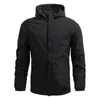 Amazon Moda Cruzada Casual con Capucha para Hombre Primavera y Otoño, Chaqueta Elegante Simple de Moda, Diseño Clásico Convertible Lg