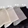 Meias estilo ballet franzidas para mulheres, meias finas respiráveis de malha para o verão no meio da panturrilha com babados, meias pós-parto, meias brancas de renda