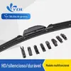 Limpador de Para-brisa de Carro Limpador Multifuncional Limpador Sem Haste Limpador Multifuncional Universal Clipe Substituível Limpador