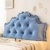 Estilo Europeo Estilo Princesa Bolsa Blanda para Mesita de Noche Cojín Trasero Almohada Calefactora para Cuello Dormitorio Sala de Estar Sofá Cojín para Ventana Saliente