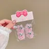 Pinzas para el Cabello de Flor con Malla de Color y Pedrería para Niños, Mini Pasadores para Niñas, Gomas para el Cabello de Bebé, Accesorios para el Cabello