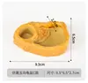 Tortuga Semiacuática Bañera para Tortugas Lagarto Reptil Mascota Comedero para Mascotas Recipiente de Agua Resina Serpiente Borde Amarillo Lagarto Grande Cangrejo Ermitaño