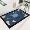 Alfombrilla absorbente de diatomeas para cocina, baño, puerta, secado rápido, antideslizante