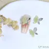 Nova Artesanal Acabado Borboleta De Cristal Líquido Manicure Diamante Asas De Cristal Japonês Embossment Olho De Cavalo Brilhante Jóias Do Prego