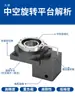 Plataforma Giratoria Hueca Servo Motor Paso Reductor Planetario Placa Indexadora de Posicionamiento Mesa Giratoria Hueca de Ángulo Recto
