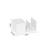 Grande capacidade porta-caneta caixa de armazenamento gaveta desktop office pen box multi-funcional integrado rack armazenamento estante armazenamento