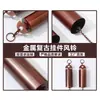 Novo sino de metal ferroso, carrilhão de vento vintage, carrilhão de vento estilo chinês para jardim, acessório de folha de bordo, sino antifurto, sino pequeno de Natal