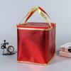 Bolsa Térmica Personalizada de Grande Capacidade para Bolo para Levar, Bolsa Tote Cooler Dobrável Espessa de Folha de Alumínio