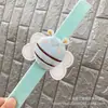 Anel de pressão de urso abelha infantil de desenho animado, anel de pressão de casamento, pelúcia, gato kt, pulseira infantil, boneca de clipe criativa, presente