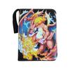 Álbum de Cartas Pokemon 4 Ranuras 9 Compartimentos Pokemon Cuero Colección Álbum Transfronterizo Dropshipping Tarjeta Cremallera Almacenamiento Álbum Bolsa