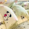 Juego de cama de dibujos animados de algodón puro de cuatro piezas 2025 Nuevo Invierno Ropa de cama para niños Sábanas Cubre edredón Juego de cama de tres piezas para dormitorio
