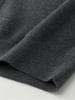 Chaleco Yangtze de Lana Peinada Pura para Hombre, Cuello en V, Tejido de Capa de Aire Espesado, Chaleco Cardigan de Punto Cálido