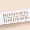 Azul Marinho Gradiente Francês Exquisito Olho de Gato Alta Qualidade Elegante Estilo Menina Estilo Irmã Real Manicure 30-t Manicure Usável