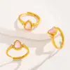 Anillo Abierto Ajustable de Aleación con Goteo de Aceite Estilo Chino, Anillo de Mariposa y Flor de Lujo Ligero de Gama Alta Estilo Ins