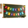 Bandera del primer día de clases, accesorios para fotos de salón de clases, decoración del hogar para preescolar, Decoración de Regreso a Clases