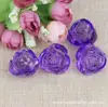 Acrílico transparente rosa cuentas de rosa de una cara material de cuentas DIY hecho a mano accesorios al por mayor acrílico