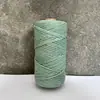 En Stock Cuerda de Algodón de Colores de 3 mm de Tres Hilos Cuerda Pura de Algodón para Tejido de Tapicería Rollos de 100.1 m de Cuerda para Manualidades Hechas a Mano