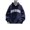 Sudadera con capucha para pareja Otoño Nueva Sudadera con capucha para pareja Estampado de cabeza para hombre Suelta Trendy Chaqueta tipo jersey
