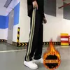 Pantalones Casuales Negros Estilo Americano para Hombre 2026 Nueva Moda Trendy para Hombre Versátil Holgado Talla Grande Estudiante Pierna Recta Pantalones Deportivos