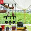 Clientes de Montanha Piquenique ao Ar Livre Acampamento Liga de Alumínio Mesa Suporte de Armazenamento Cabide Portátil Multiuso Armazenamento Pendurado